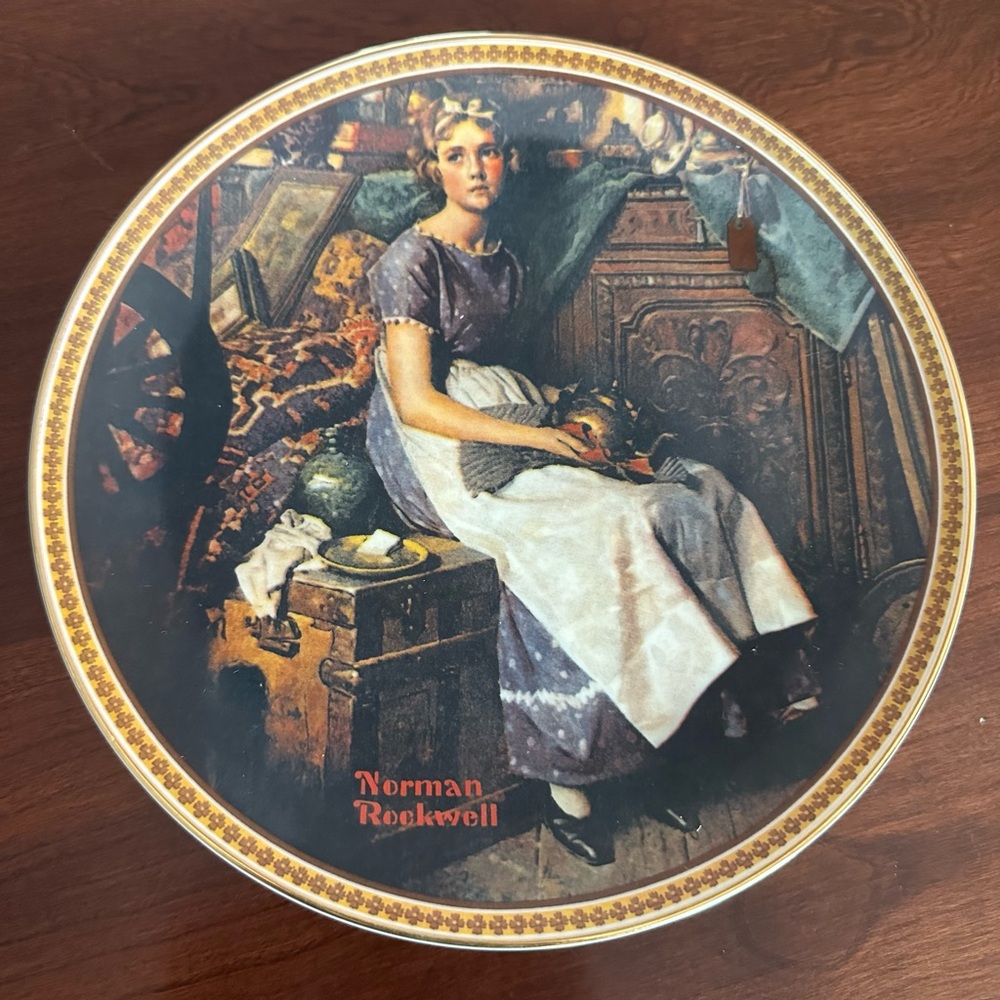 Norman Rockwell Decorative Plate—Collectible Vintage Limited Edition
